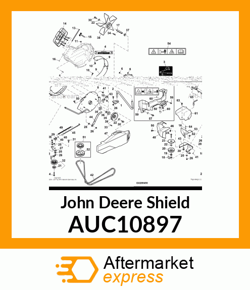 SHIELD, EXPORT 48A RH POWERFLOW FA AUC10897