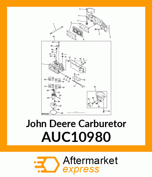 CARBURETOR, TAMPER PROOF CARBURETOR AUC10980