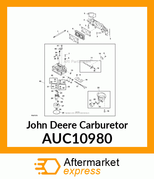 CARBURETOR, TAMPER PROOF CARBURETOR AUC10980