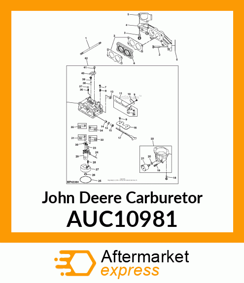 CARBURETOR, TAMPER PROOF CARBURETOR AUC10981