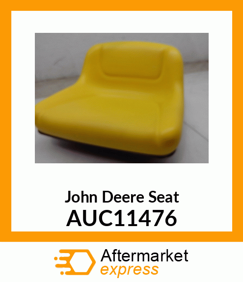 Seat - SEAT, YELLOW HIGH BACK ROHS COMPLIA AUC11476