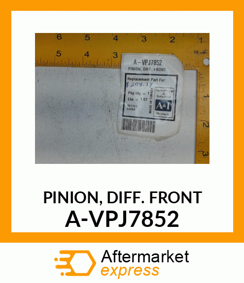 Pinion - PINION, DIFF. FRONT A-VPJ7852