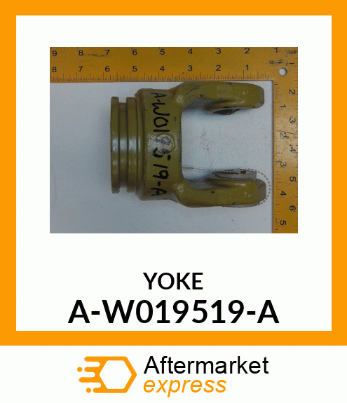 Universal Joint Yoke - YOKE METRIC OUTER SER 240 A-W019519-A