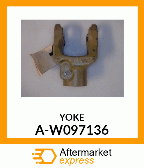 Universal Joint Yoke - TRACTOR YOKE QD PUSH PIN A-W097136