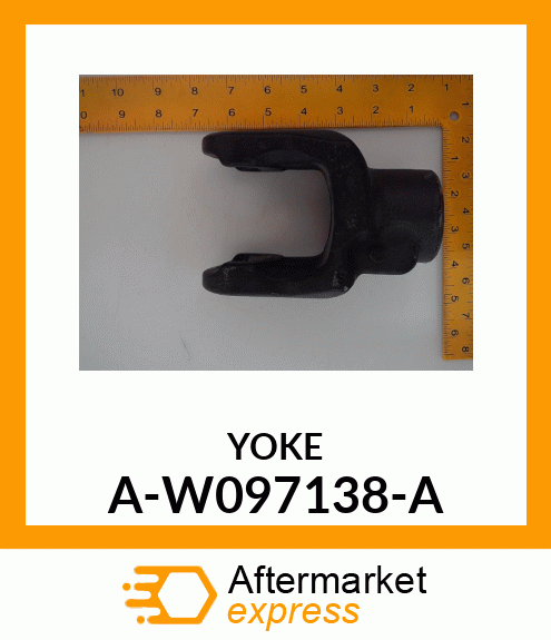 Universal Joint Yoke - YOKE METRIC Q.D. 1-3/8" X A-W097138-A