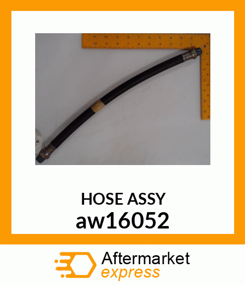 HOSE, HYDRAULIC (.375" X 17.5") aw16052