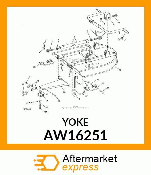 CLEVIS ASSY RH AW16251