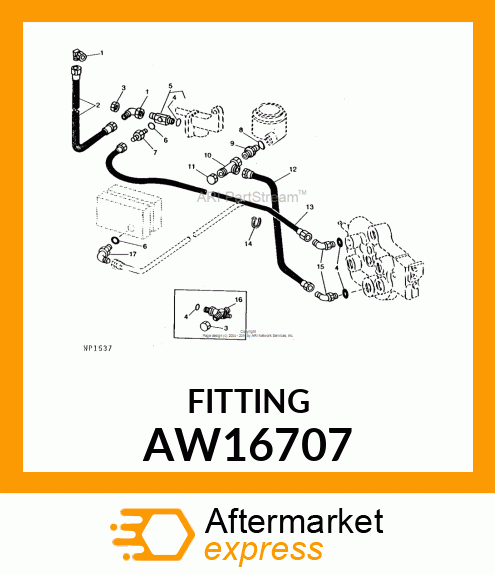 UNION FITTING, UNION FITTING AW16707