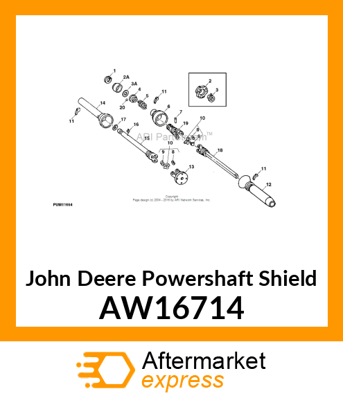 POWERSHAFT SHIELD INNER AW16714