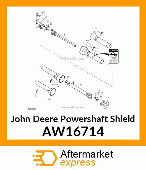 POWERSHAFT SHIELD INNER AW16714