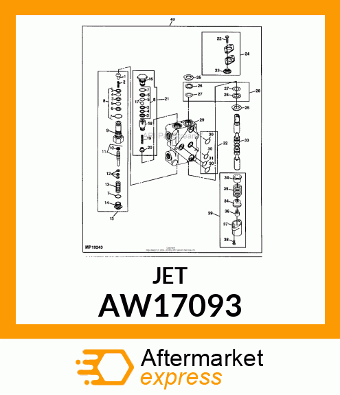 PRESSURE RELIEF VALVE, RELIEF KIT AW17093