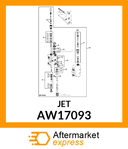 PRESSURE RELIEF VALVE, RELIEF KIT AW17093