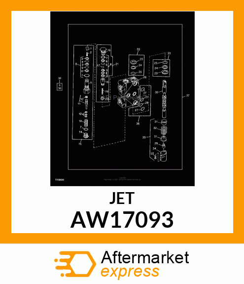 PRESSURE RELIEF VALVE, RELIEF KIT AW17093