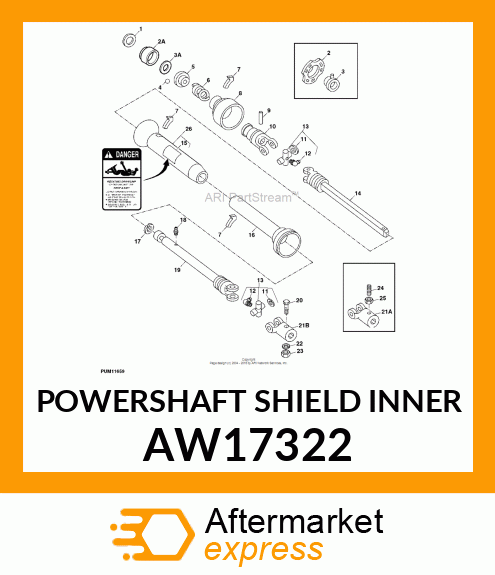 POWERSHAFT SHIELD INNER AW17322