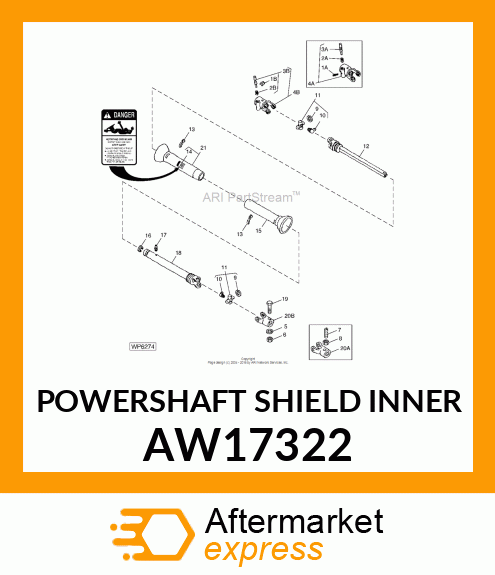 POWERSHAFT SHIELD INNER AW17322