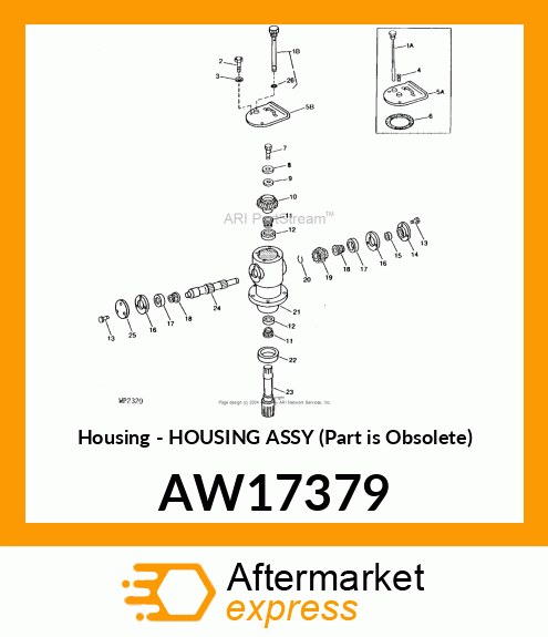 Housing - HOUSING ASSY (Part is Obsolete) AW17379