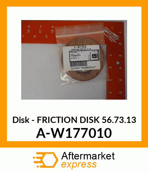 Disk - FRICTION DISK 56.73.13 A-W177010