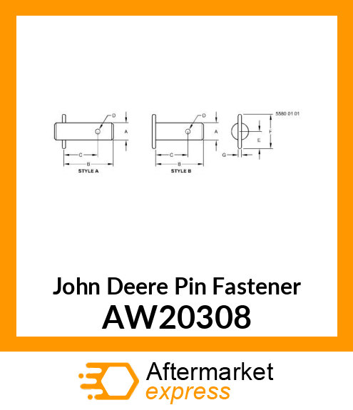 PIN ASSEMBLY AW20308