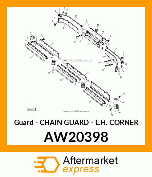 Chain Guard Lh Corner AW20398