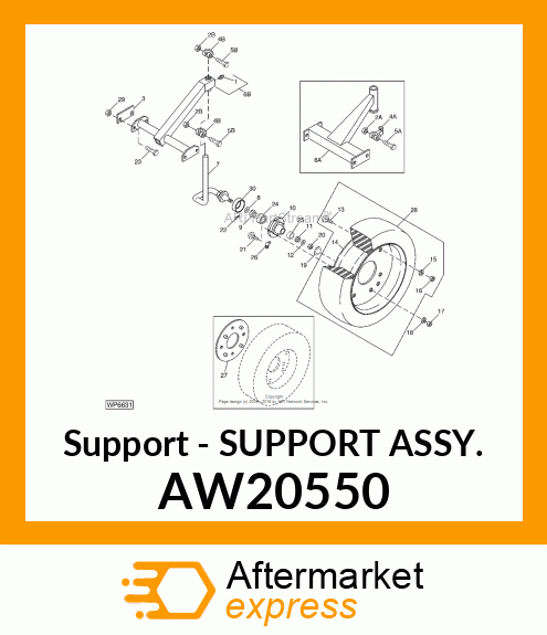 Support - SUPPORT ASSY. AW20550