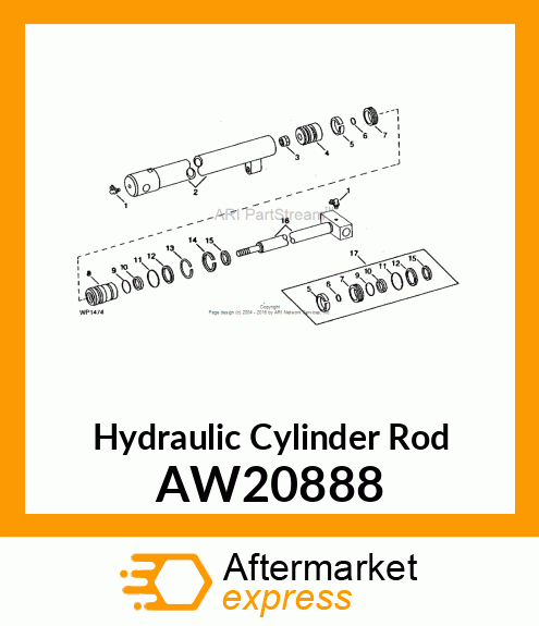 Hydraulic Cylinder Rod AW20888