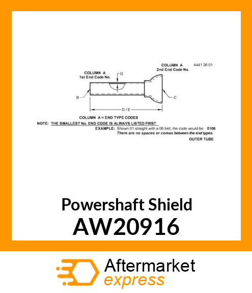 Powershaft Shield AW20916