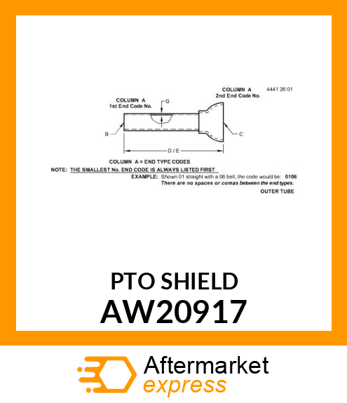 Powershaft Shield AW20917