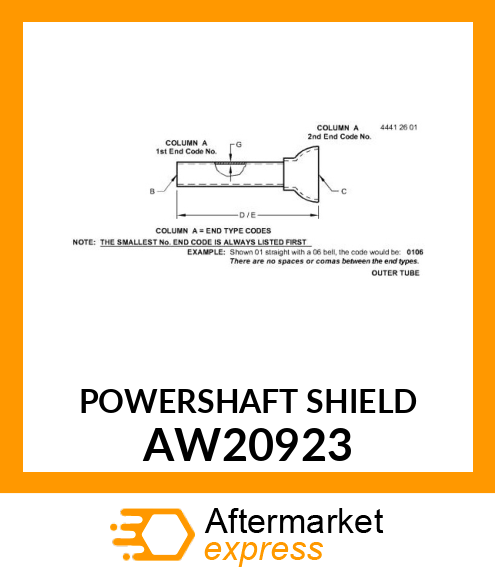 Powershaft Shield AW20923