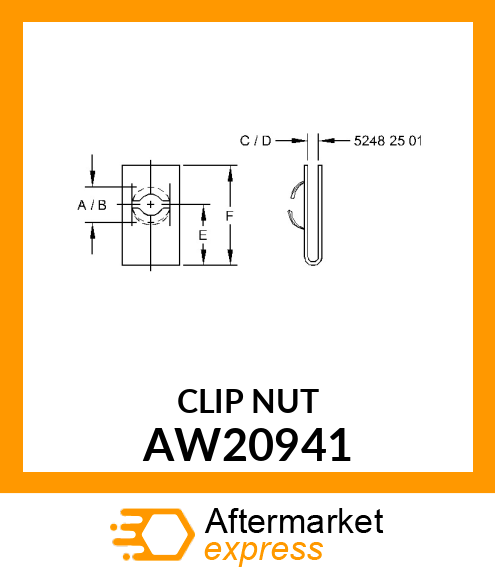 NUT, SPEED AW20941