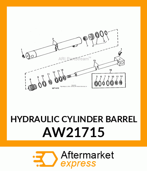 Hydraulic Cylinder Barrel AW21715