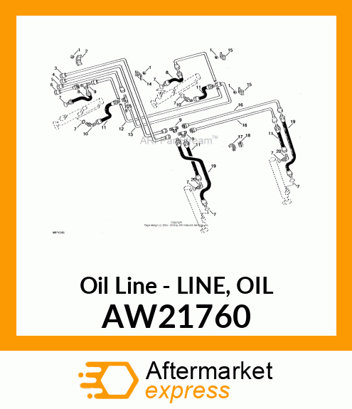 Oil Line - LINE, OIL AW21760