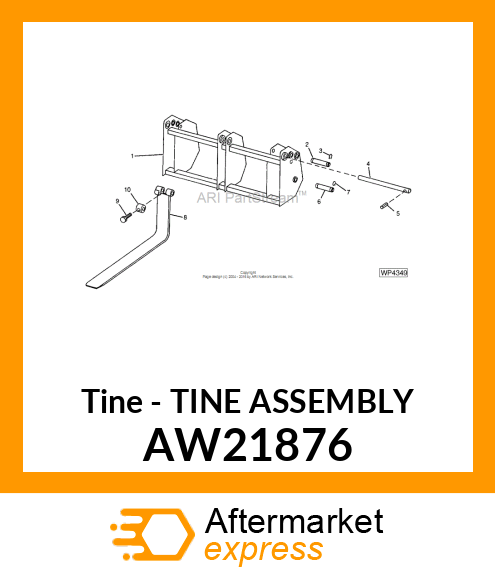 Tine - TINE ASSEMBLY AW21876