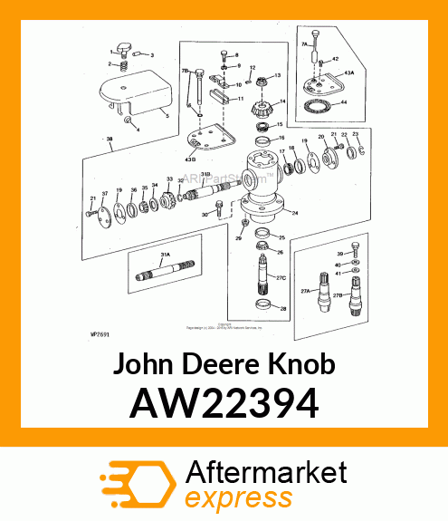 KNOB ASSY AW22394