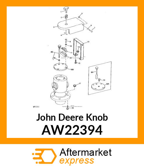 KNOB ASSY AW22394