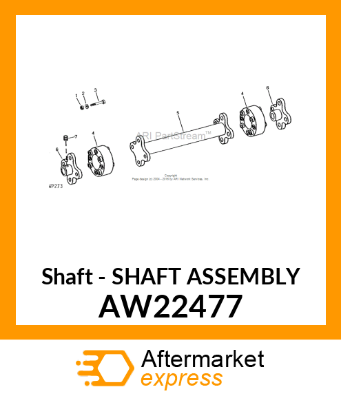 Shaft - SHAFT ASSEMBLY AW22477