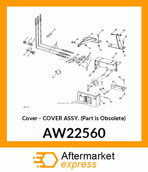 Cover - COVER ASSY. (Part is Obsolete) AW22560