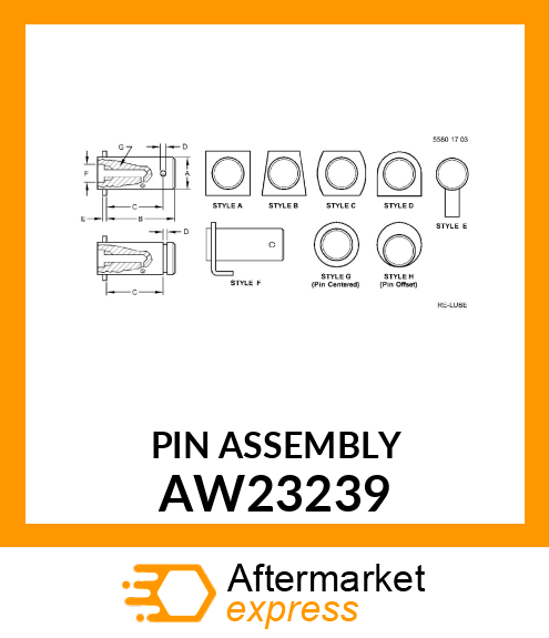 PIN ASSEMBLY AW23239