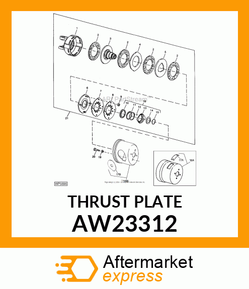 THRUST PLATE AW23312