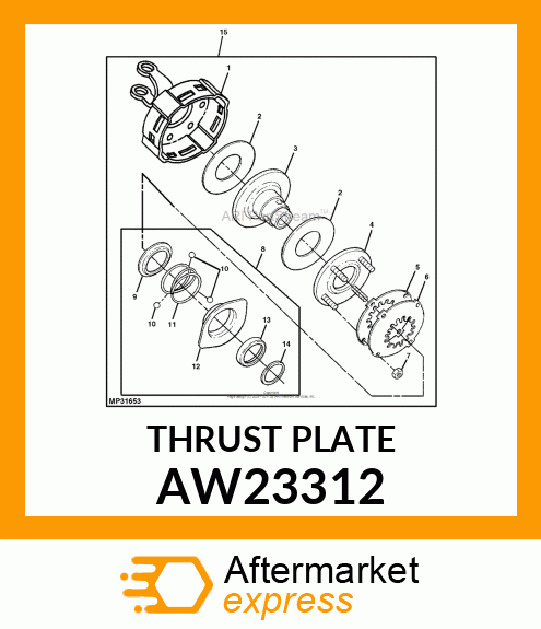 THRUST PLATE AW23312