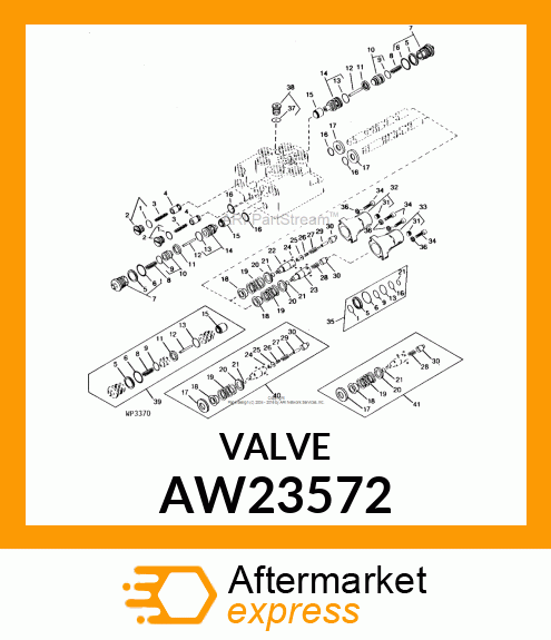 Spool Valve - VALVE, SPOOL (2 FUNCTION) AW23572