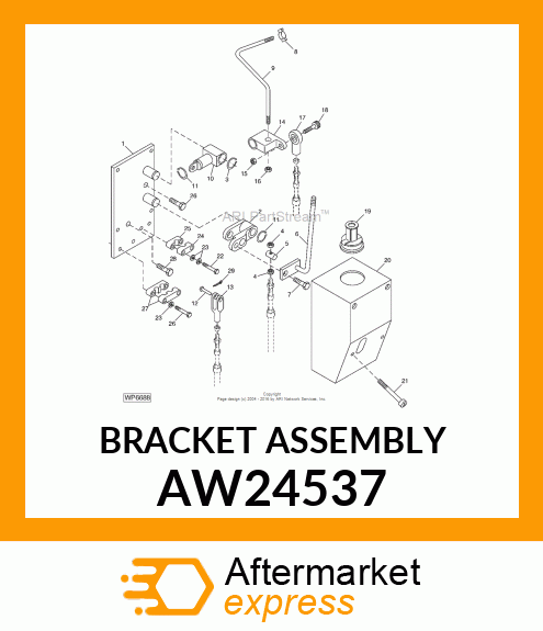 BRACKET ASSEMBLY AW24537