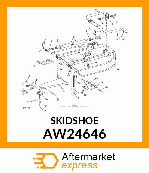 Skid Plate - PLATE, SKID R.H. AW24646