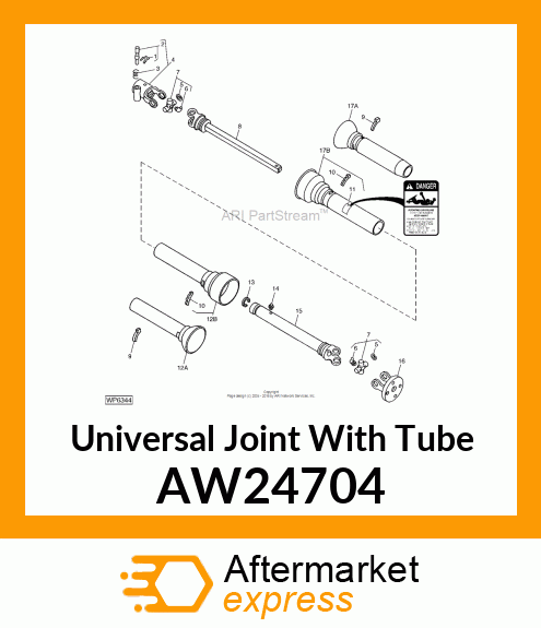 Universal Joint With Tube AW24704