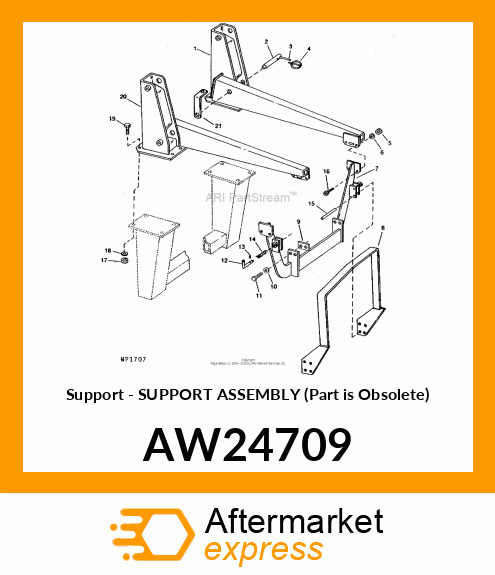 Support - SUPPORT ASSEMBLY (Part is Obsolete) AW24709