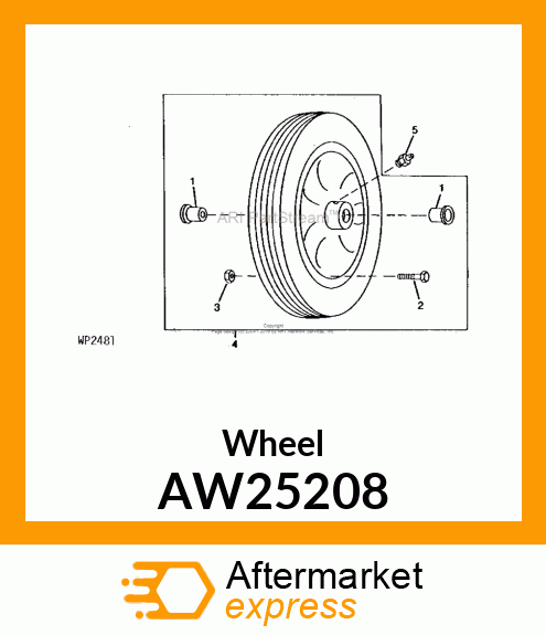 Wheel AW25208