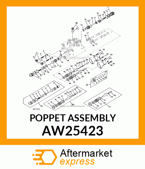 POPPET ASSEMBLY AW25423