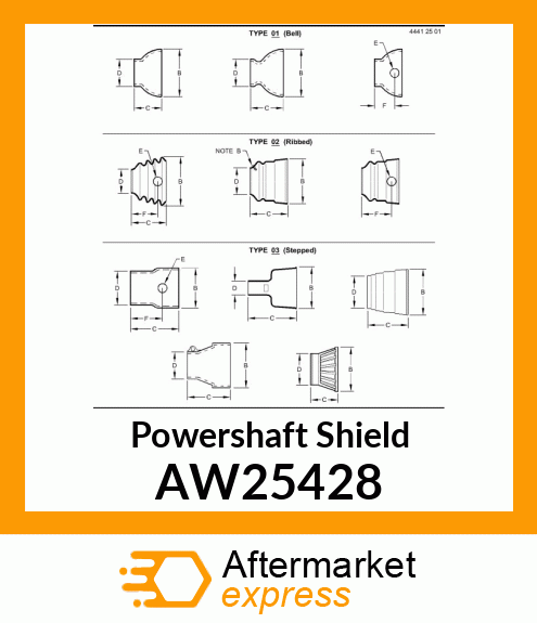Powershaft Shield AW25428