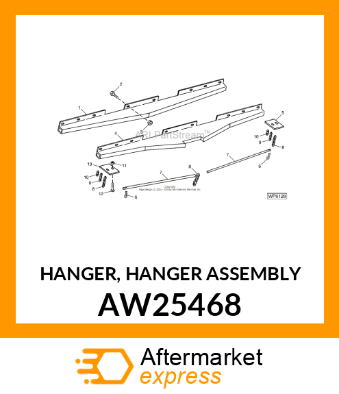 HANGER, HANGER ASSEMBLY AW25468