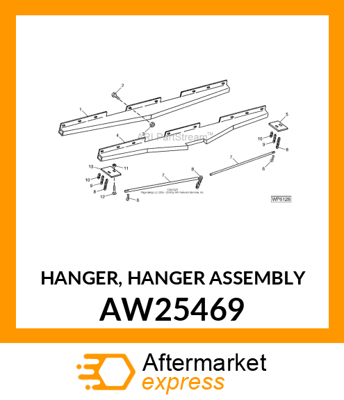 HANGER, HANGER ASSEMBLY AW25469