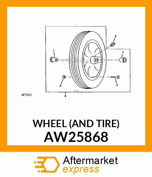 WHEEL (AND TIRE) AW25868